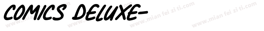 comics deluxe字体转换